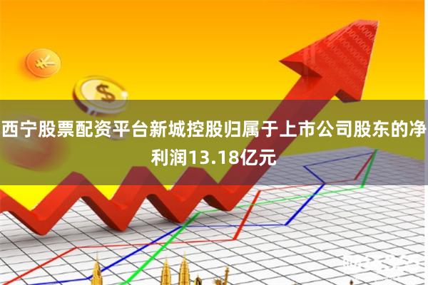 西宁股票配资平台新城控股归属于上市公司股东的净利润13.18亿元