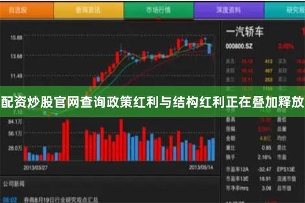 配资炒股官网查询政策红利与结构红利正在叠加释放