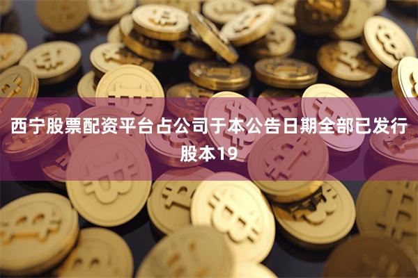 西宁股票配资平台占公司于本公告日期全部已发行股本19